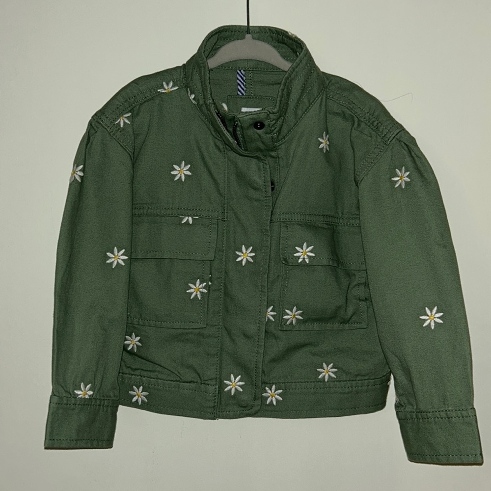 Baby Gap Floral Bomber Jacket